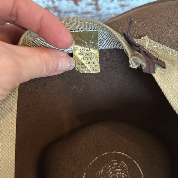 Dorfman Pacific Wool Felt Crushable Outback Hat Size Small - Picture 9 of 11